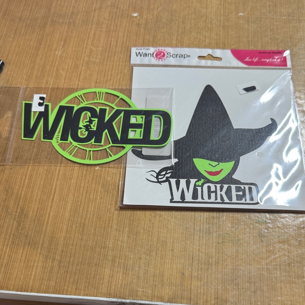 Wicked Decorative Wall Art Sticker - Neon Green